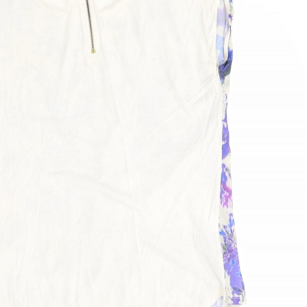 Warehouse Womens Multicoloured   Basic Blouse Size 10