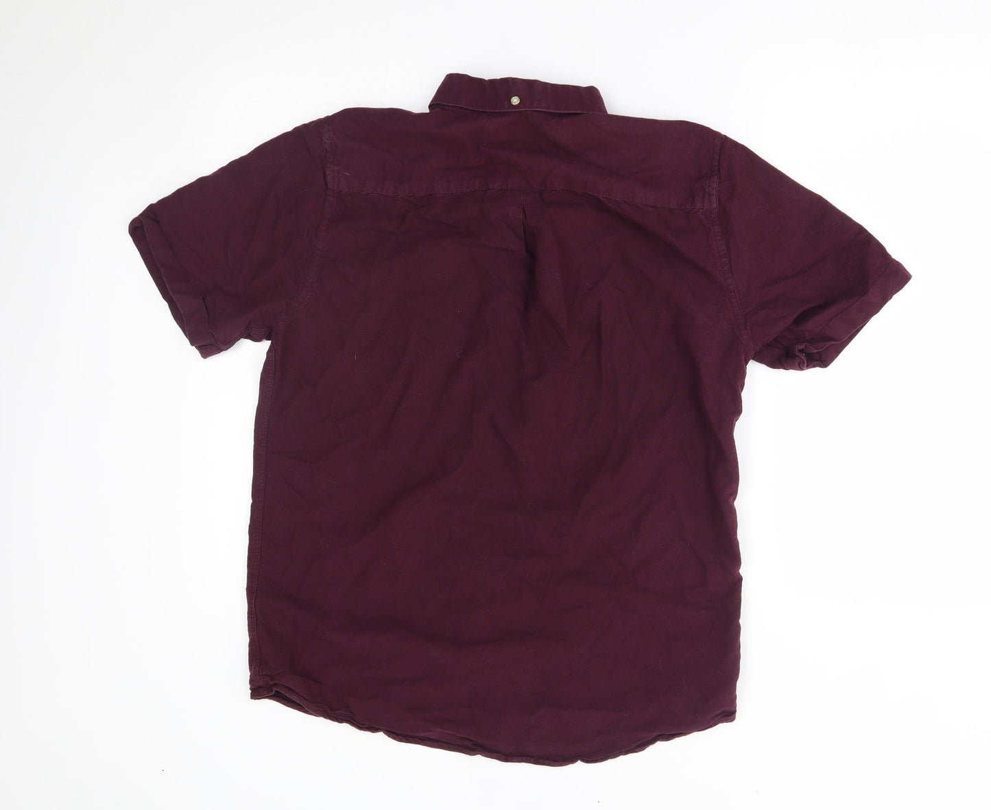 River Island Mens Red    Button-Up Size M