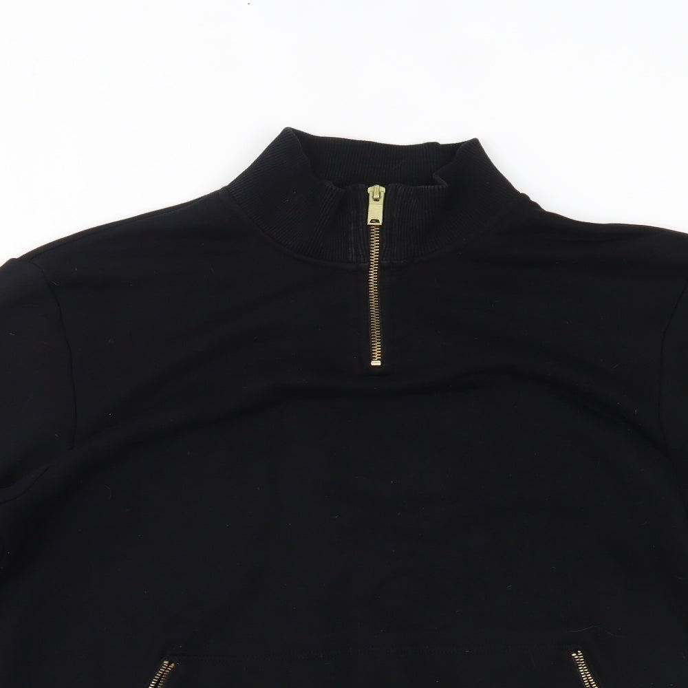 Reiss Womens Black   Pullover Sweatshirt Size M