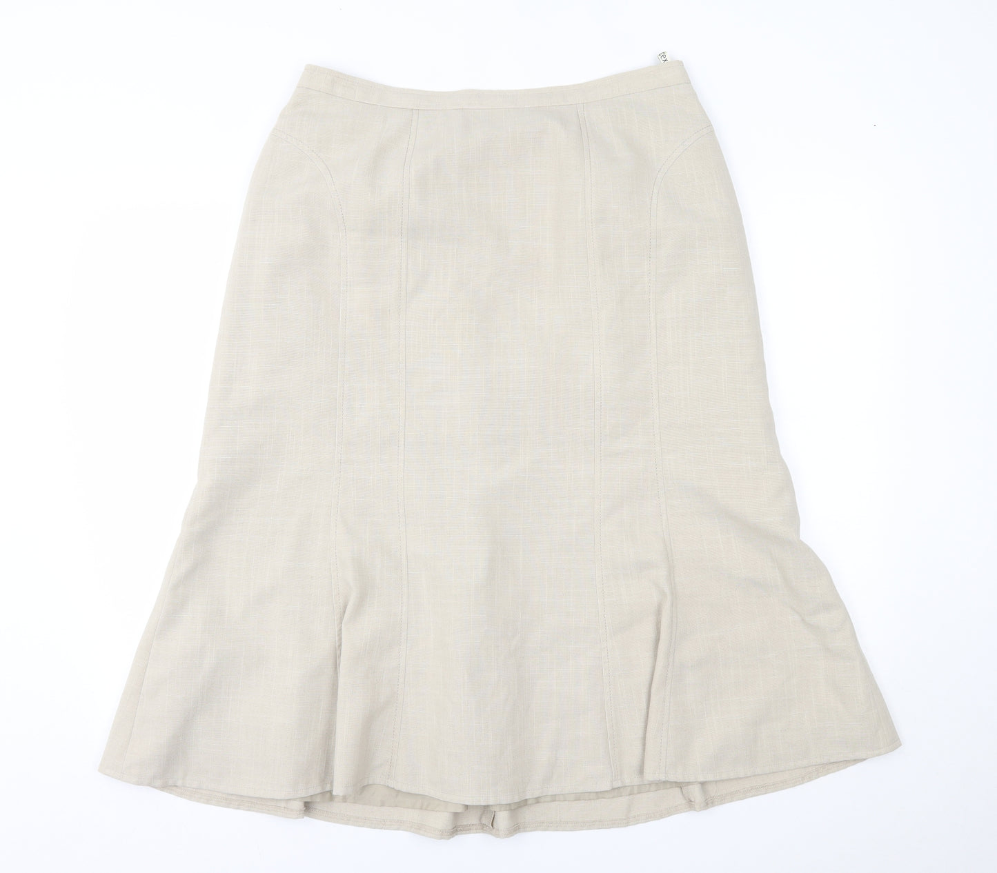 Eastex Womens Beige   A-Line Skirt Size 16