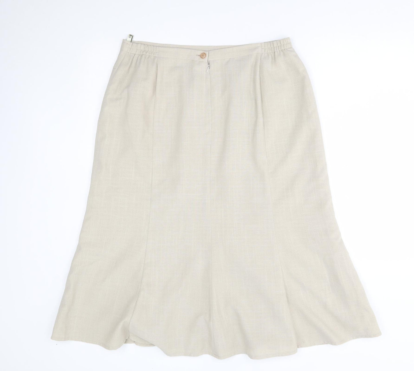 Eastex Womens Beige   A-Line Skirt Size 16