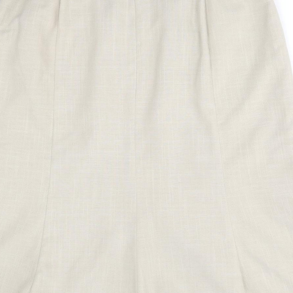 Eastex Womens Beige   A-Line Skirt Size 16