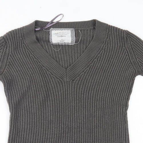Atmosphere Womens Grey   Tunic Jumper Size 12