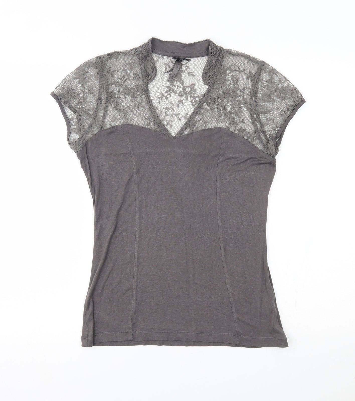 NEXT Womens Grey   Basic Blouse Size 10
