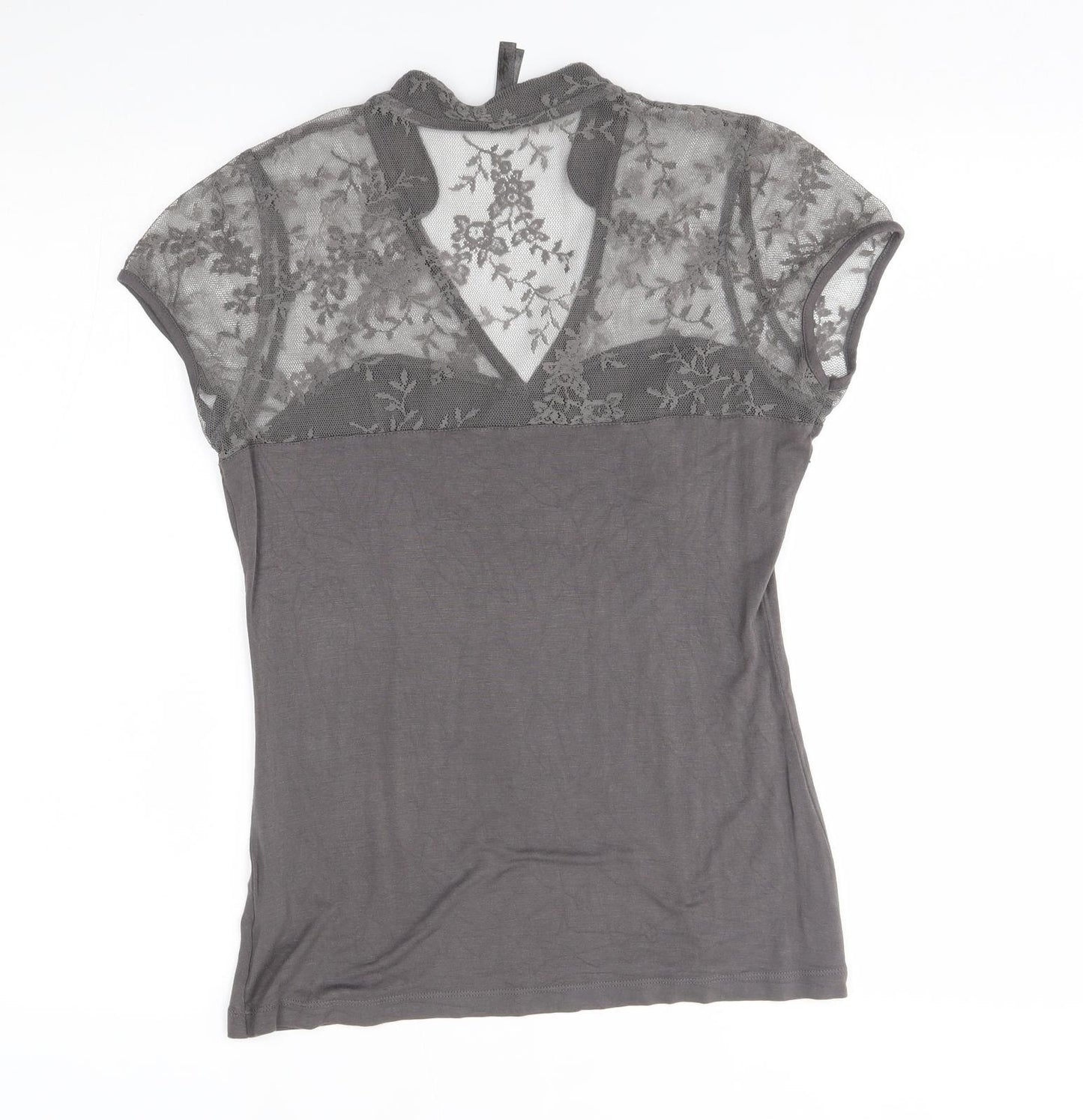NEXT Womens Grey   Basic Blouse Size 10