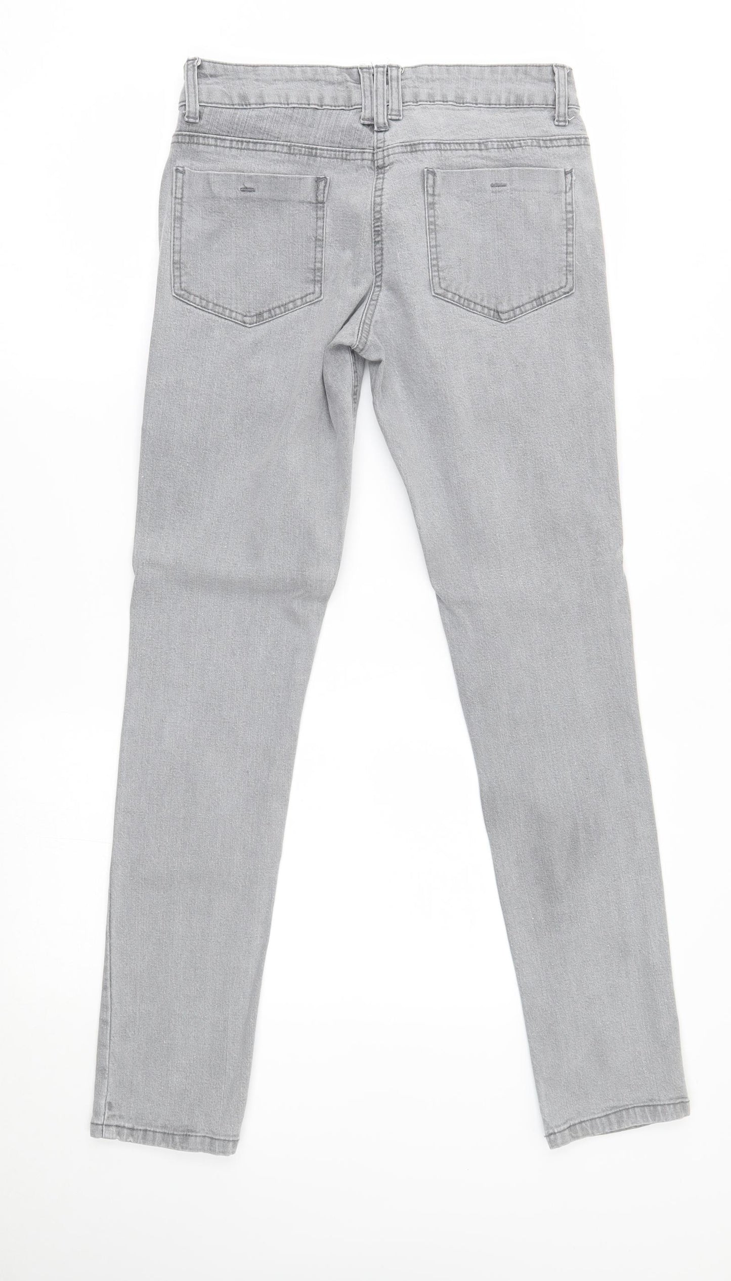 denim co Womens Grey   Straight Jeans Size 10 L30 in