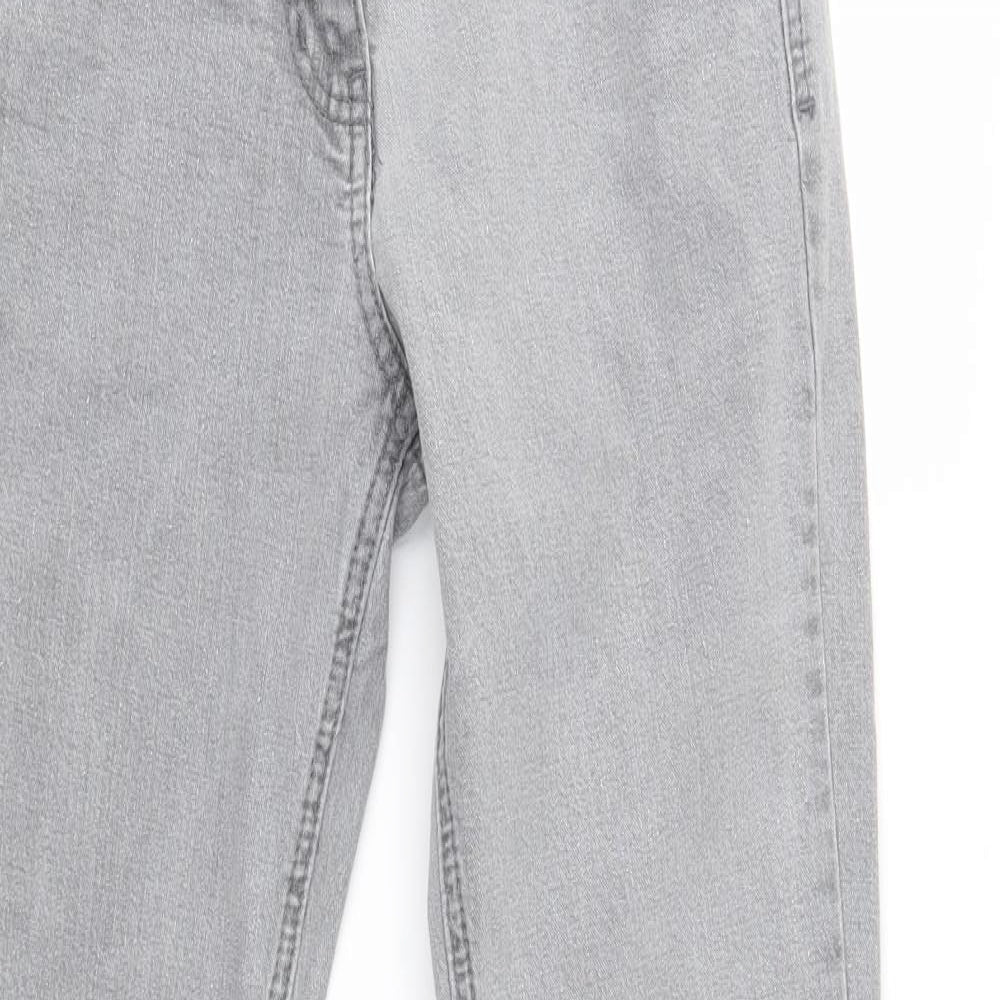 denim co Womens Grey   Straight Jeans Size 10 L30 in