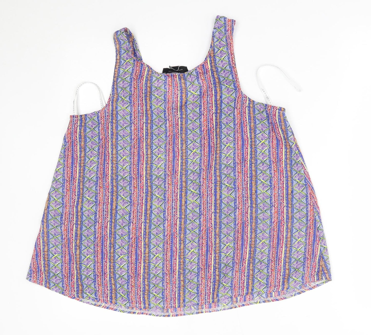 Atmosphere Womens Multicoloured Fair Isle  Basic Blouse Size 10