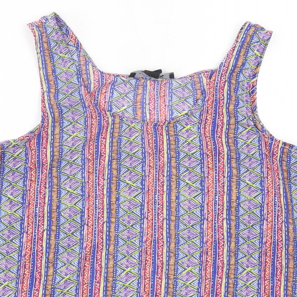 Atmosphere Womens Multicoloured Fair Isle  Basic Blouse Size 10