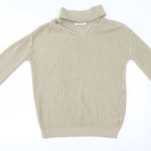 in the style Womens Beige   Pullover Jumper Size L