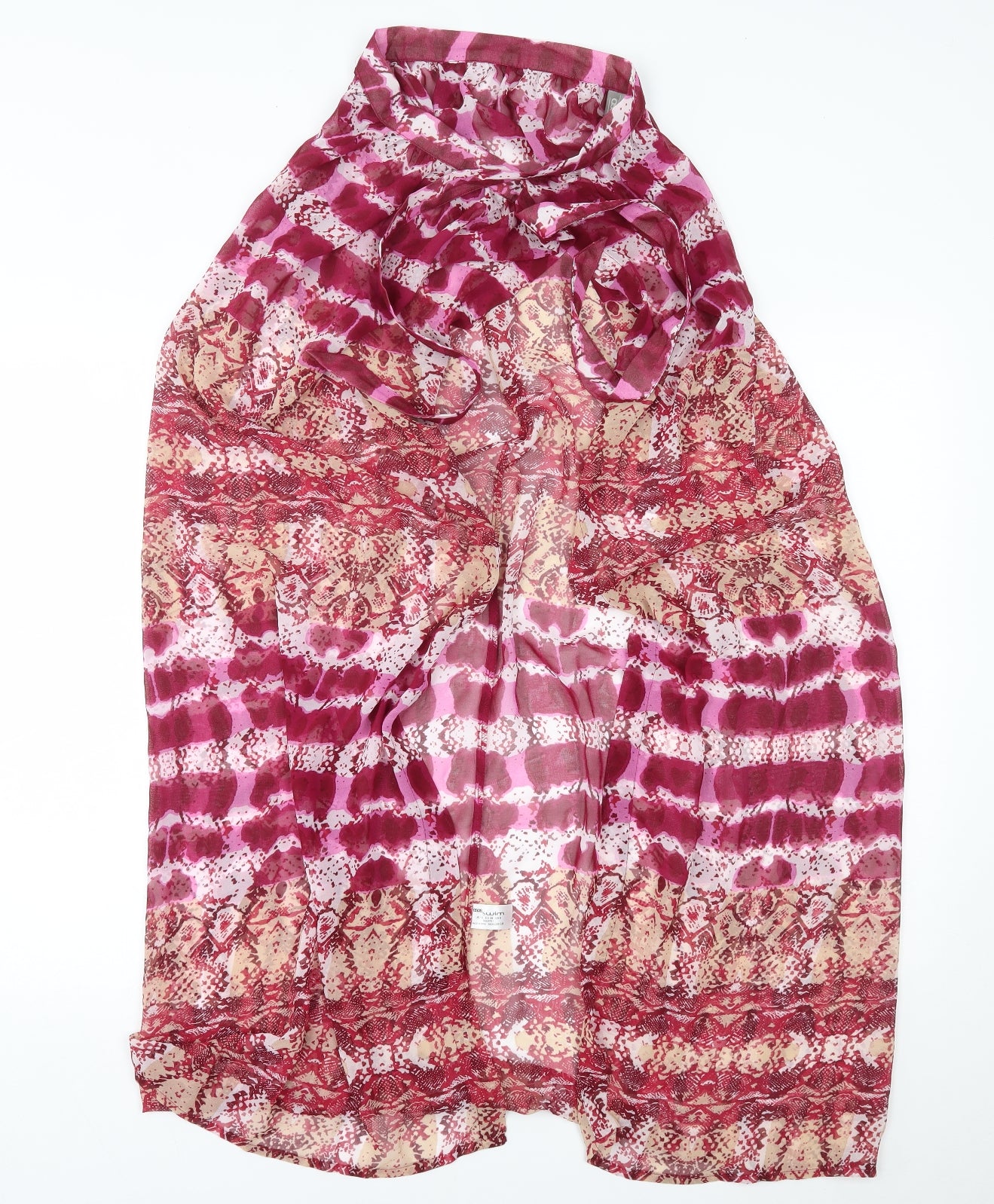 ASOS Womens Pink Striped  Wrap Blouse Size 10  - swim cape
