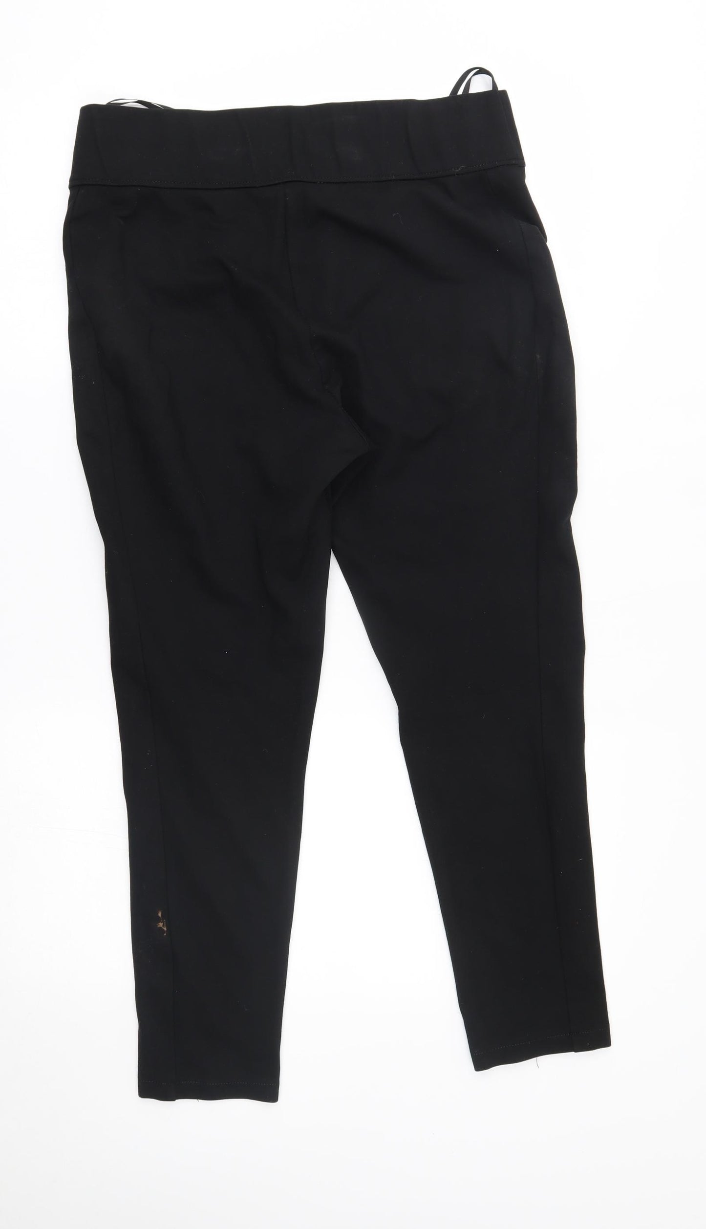 Nutmeg Womens Black   Trousers  Size 14 L25 in