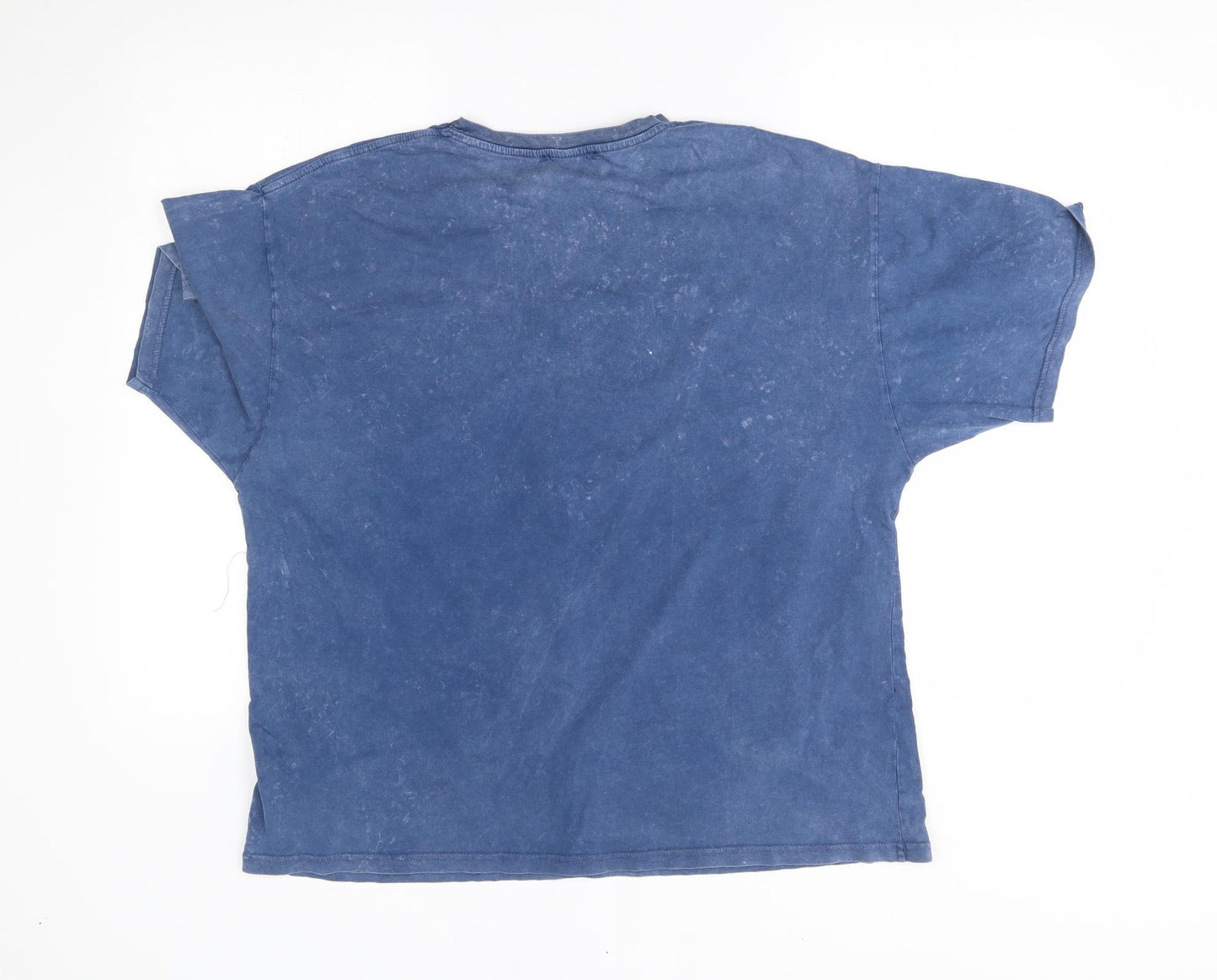 Zara Womens Blue   Basic T-Shirt Size L  - las vegas