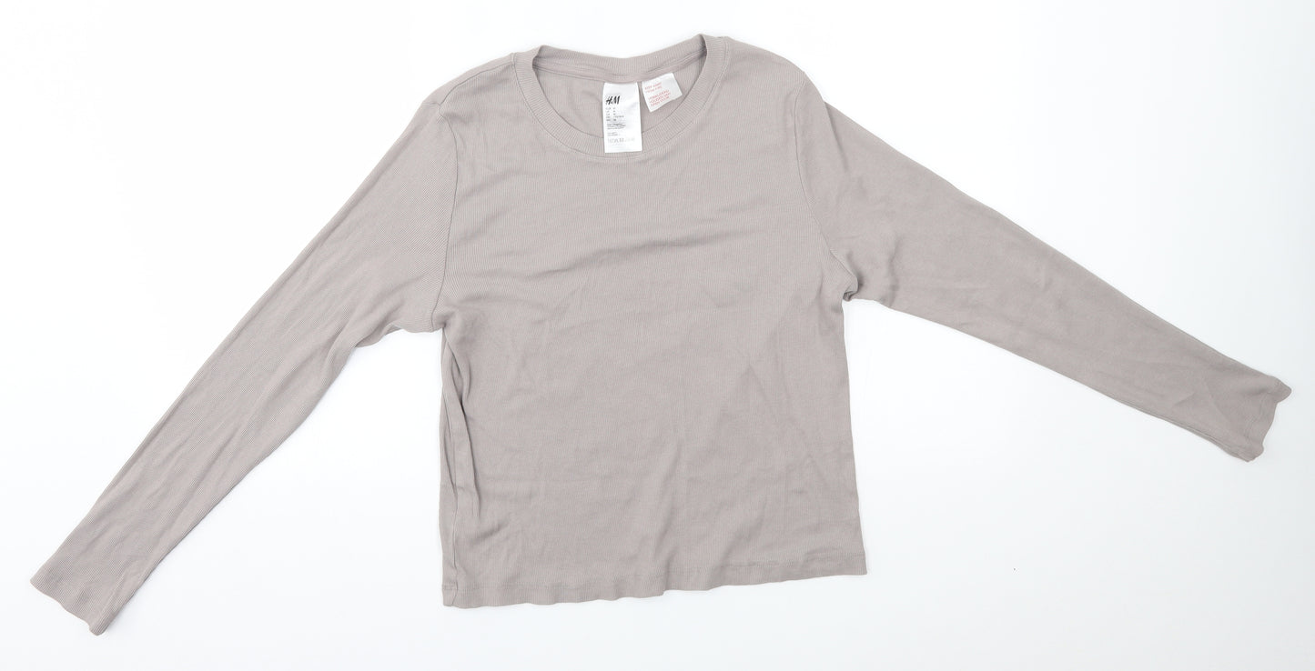 H&N Womens Grey   Pullover Jumper Size M