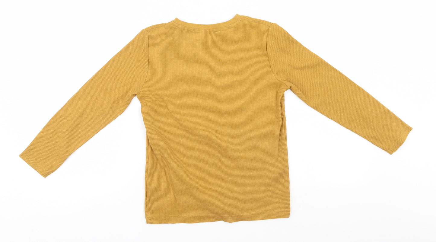 TU Boys Orange   Pullover Jumper Size 7 Years