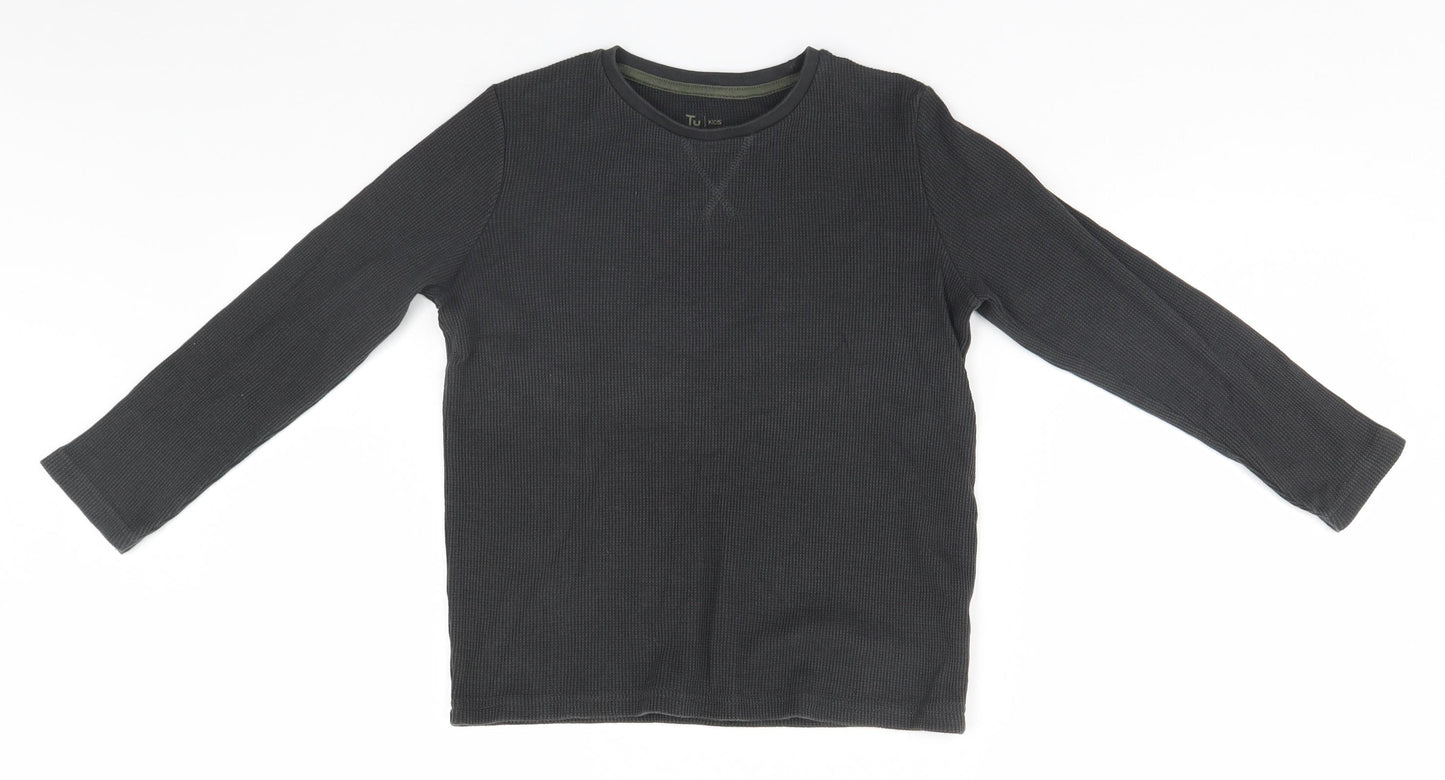 TU Boys Brown   Pullover Jumper Size 7 Years