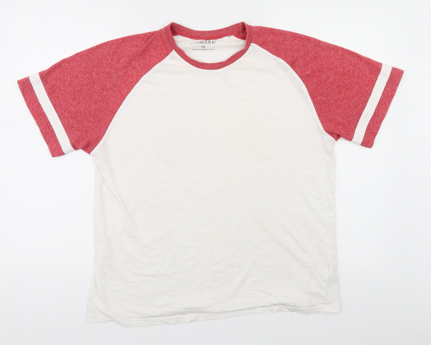 Primark Mens White    Button-Up Size M