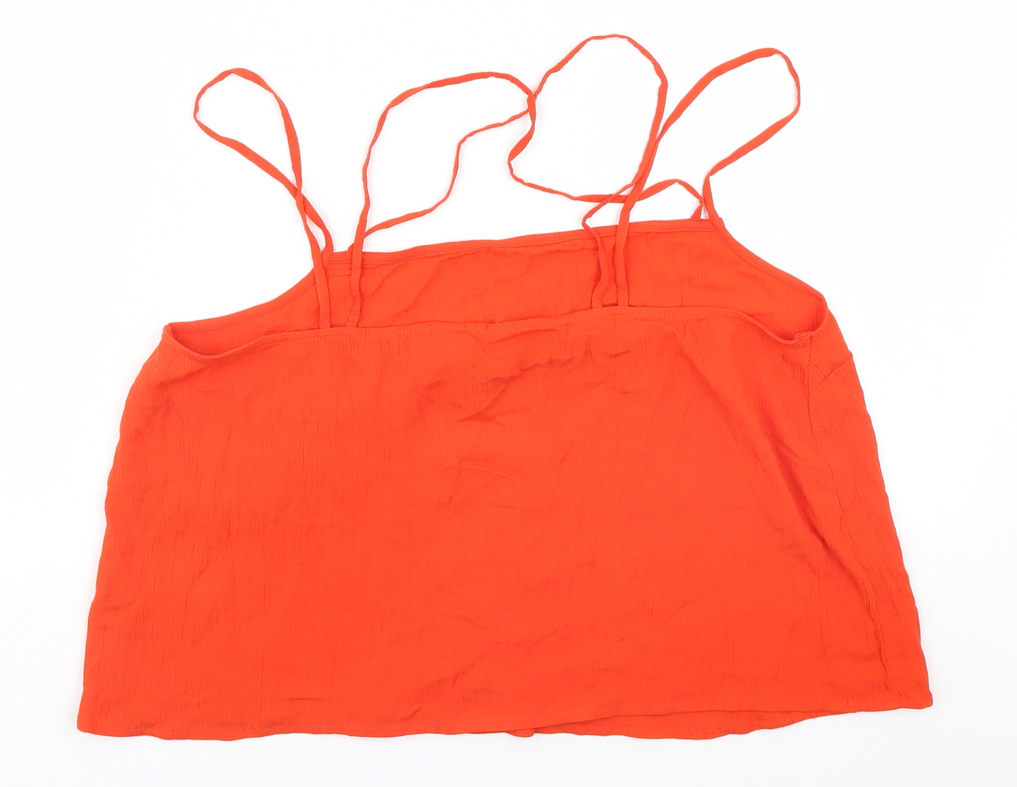 Divided Womens Orange   Basic Tank Size 10
