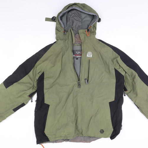 Animal Mens Beige   Rain Coat Jacket Size L