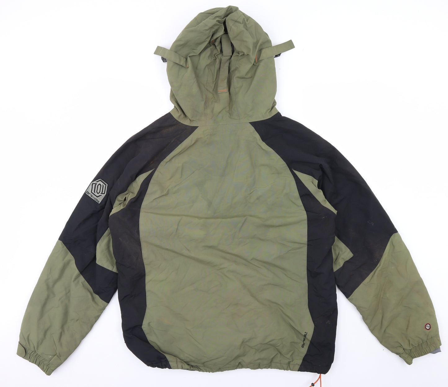 Animal Mens Beige   Rain Coat Jacket Size L