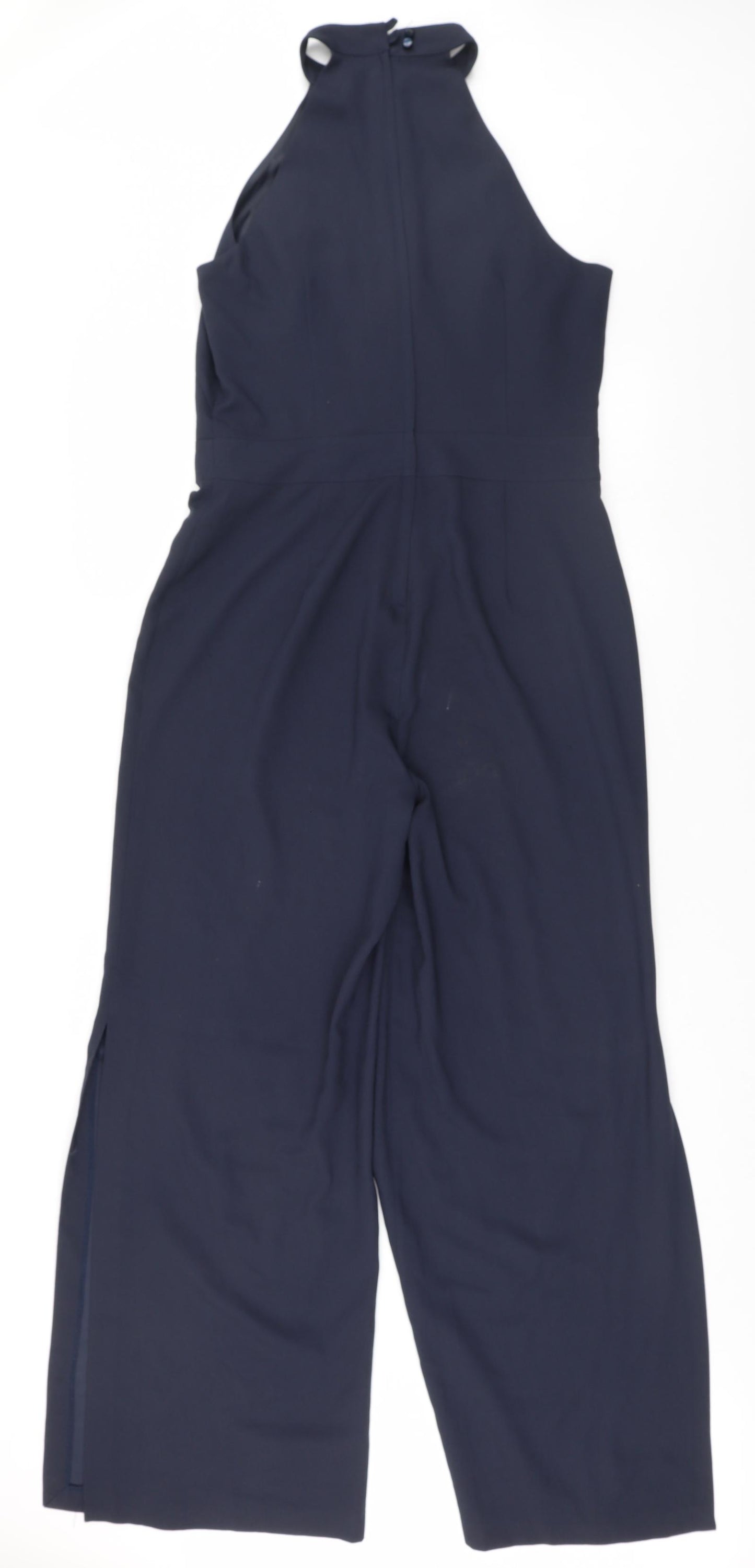 Miss Selfridge Womens Blue   Jumpsuit One-Piece Size 14 L30 in