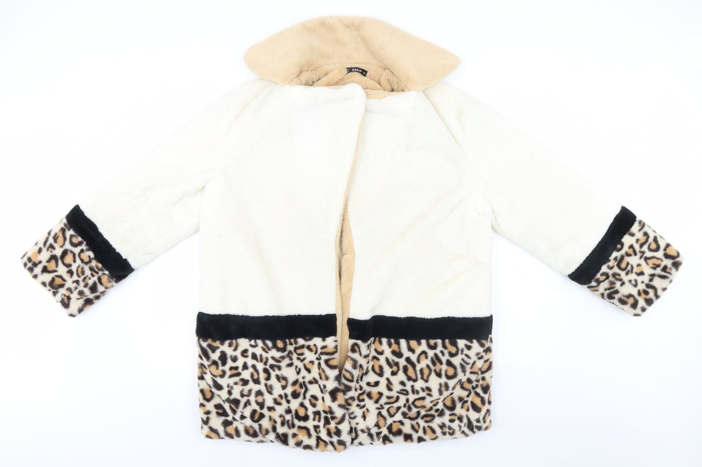 SheIn Womens White   Full Zip Jumper Size 10