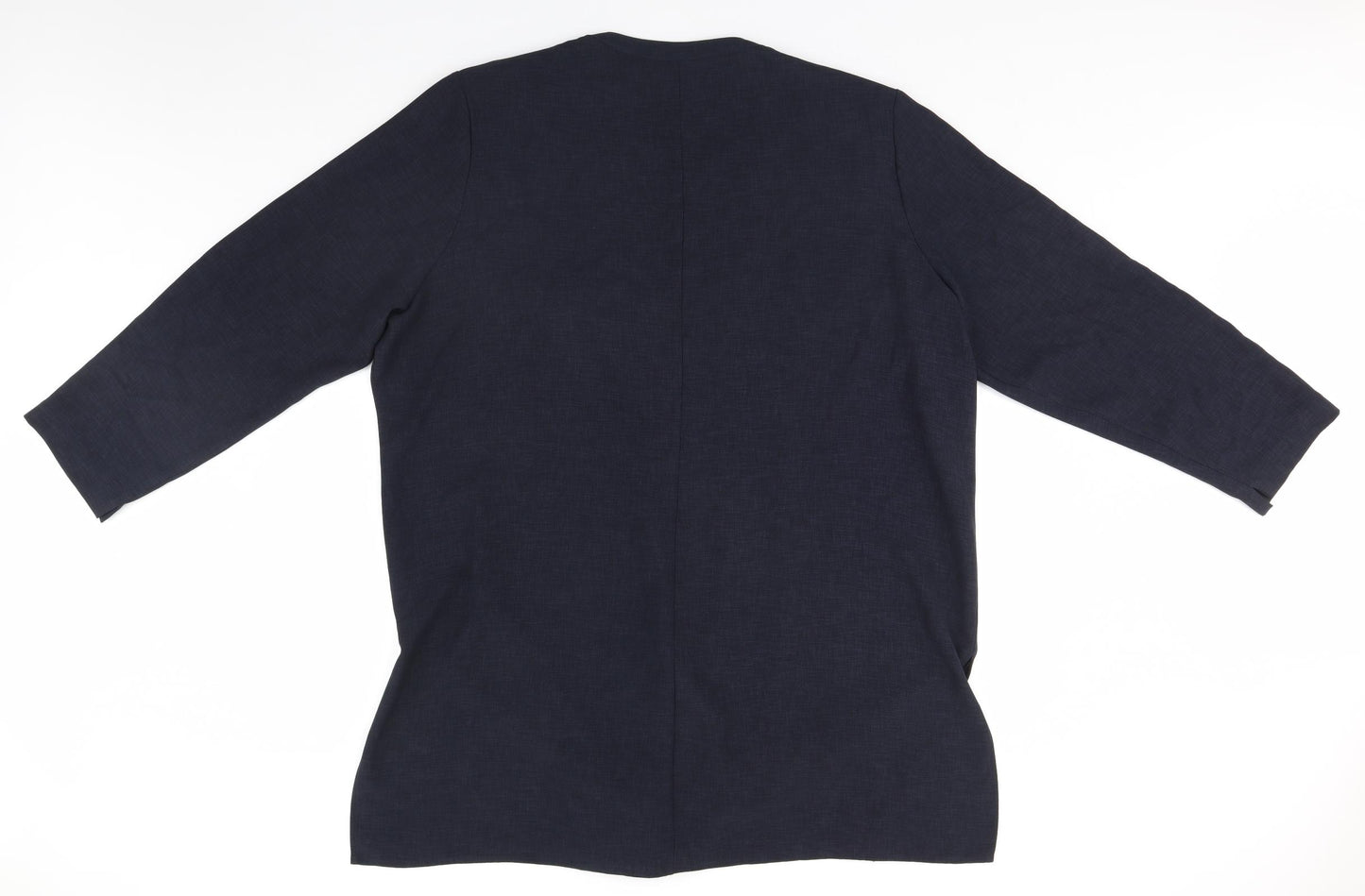 Ann Harvey Womens Blue   Overcoat Coat Size 24