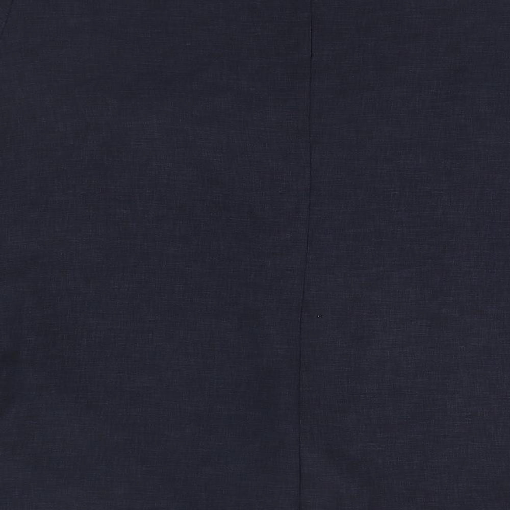 Ann Harvey Womens Blue   Overcoat Coat Size 24