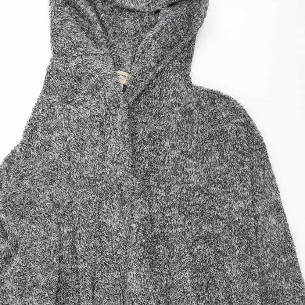 Huston Harbour Womens Grey Solid   Gown Size XL