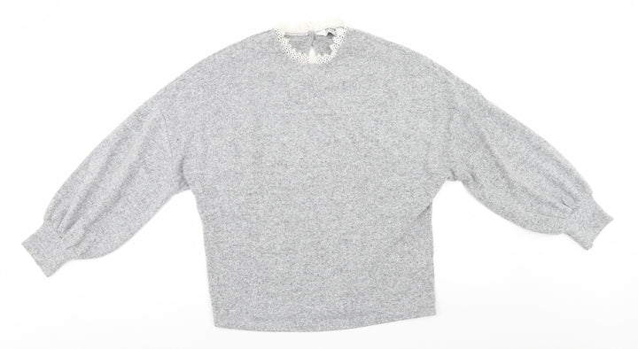 Dorothy Perkins Womens Grey Pullover Jumper Size 12