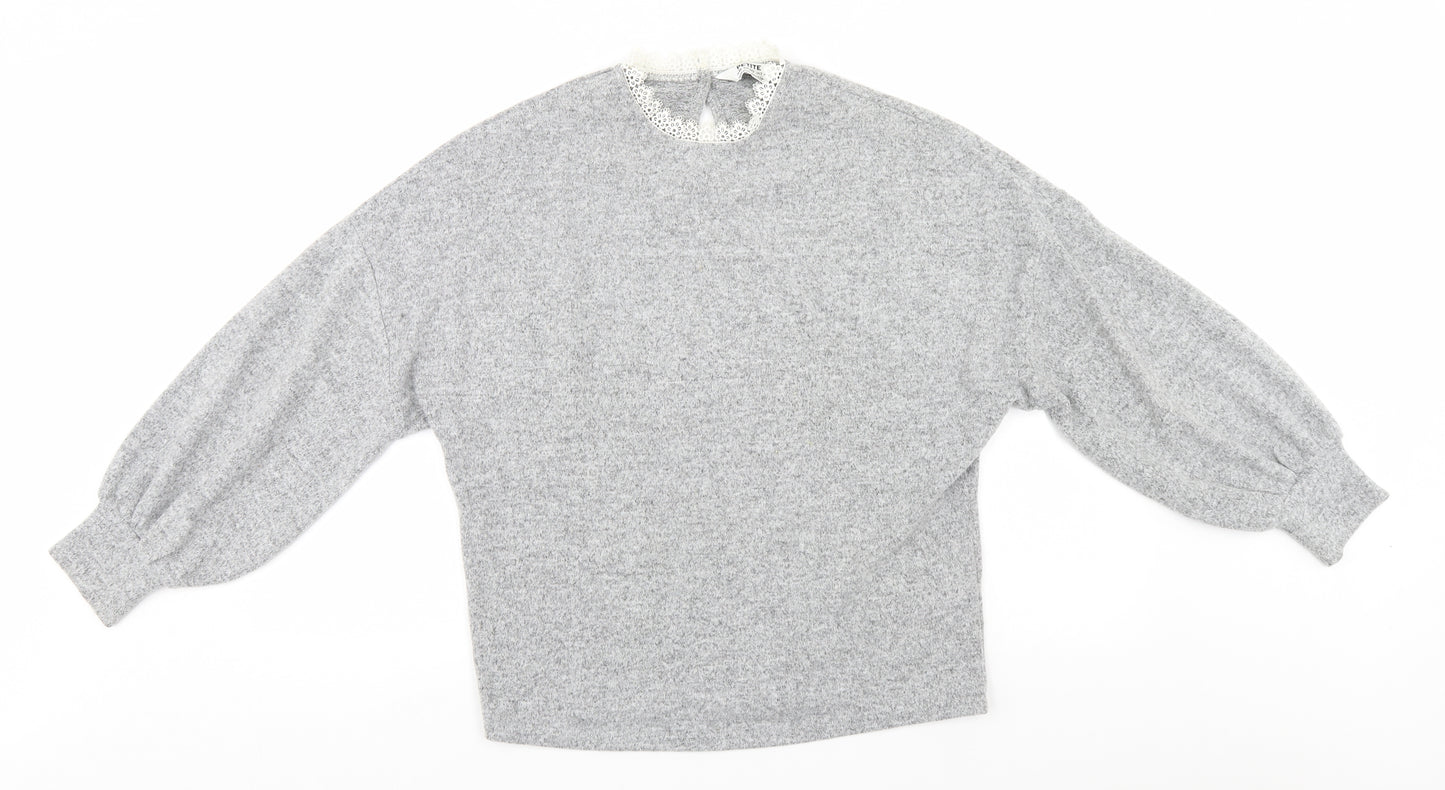 Dorothy Perkins Womens Grey   Pullover Jumper Size 12