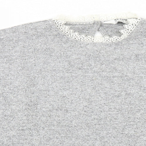 Dorothy Perkins Womens Grey   Pullover Jumper Size 12