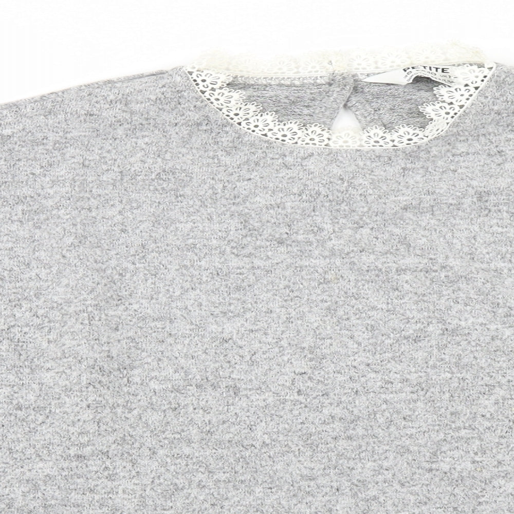 Dorothy Perkins Womens Grey   Pullover Jumper Size 12