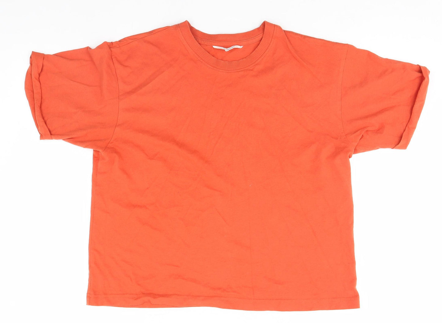 Primark Womens Orange   Basic T-Shirt Size 6
