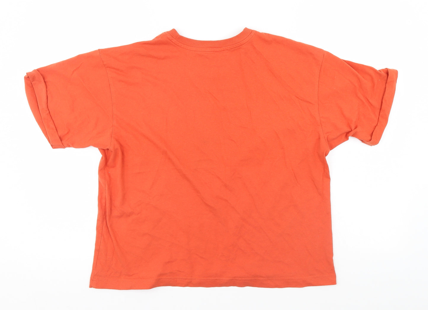 Primark Womens Orange   Basic T-Shirt Size 6
