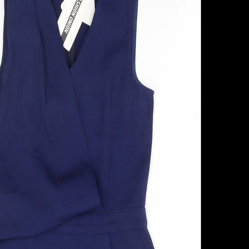 Fashion Union Womens Blue   A-Line  Size 8