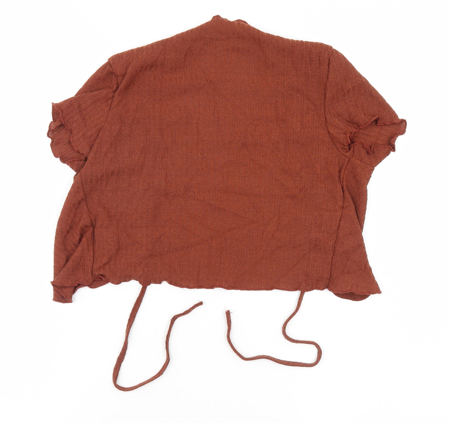 SheIn Womens Brown   Basic Blouse Size M