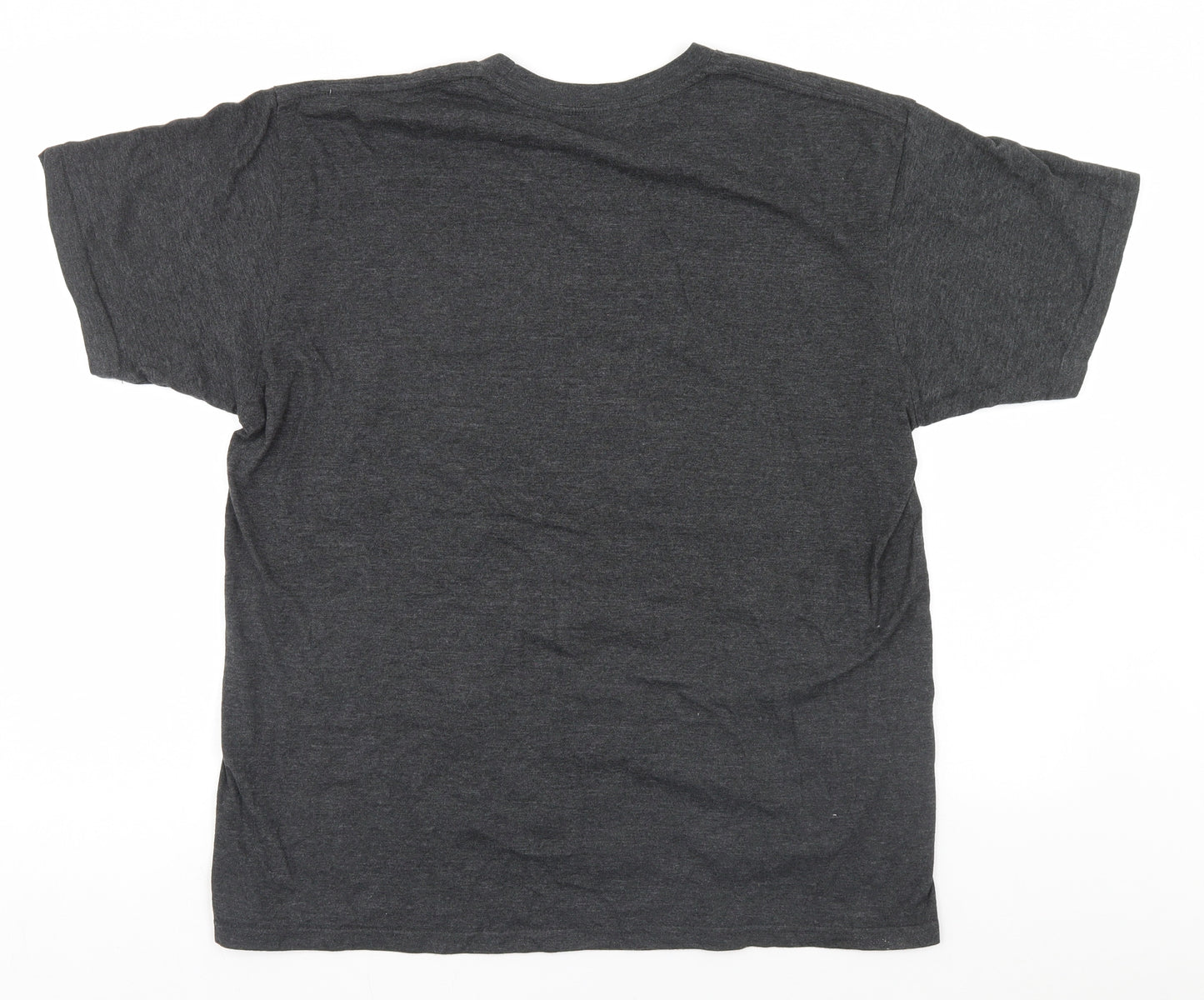 Miltex Mens Grey    T-Shirt Size L  - Game Over, Basketball
