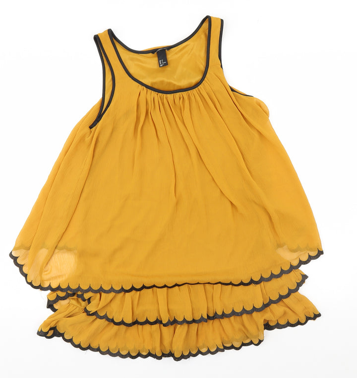 H&M Womens Orange A-Line Size 8