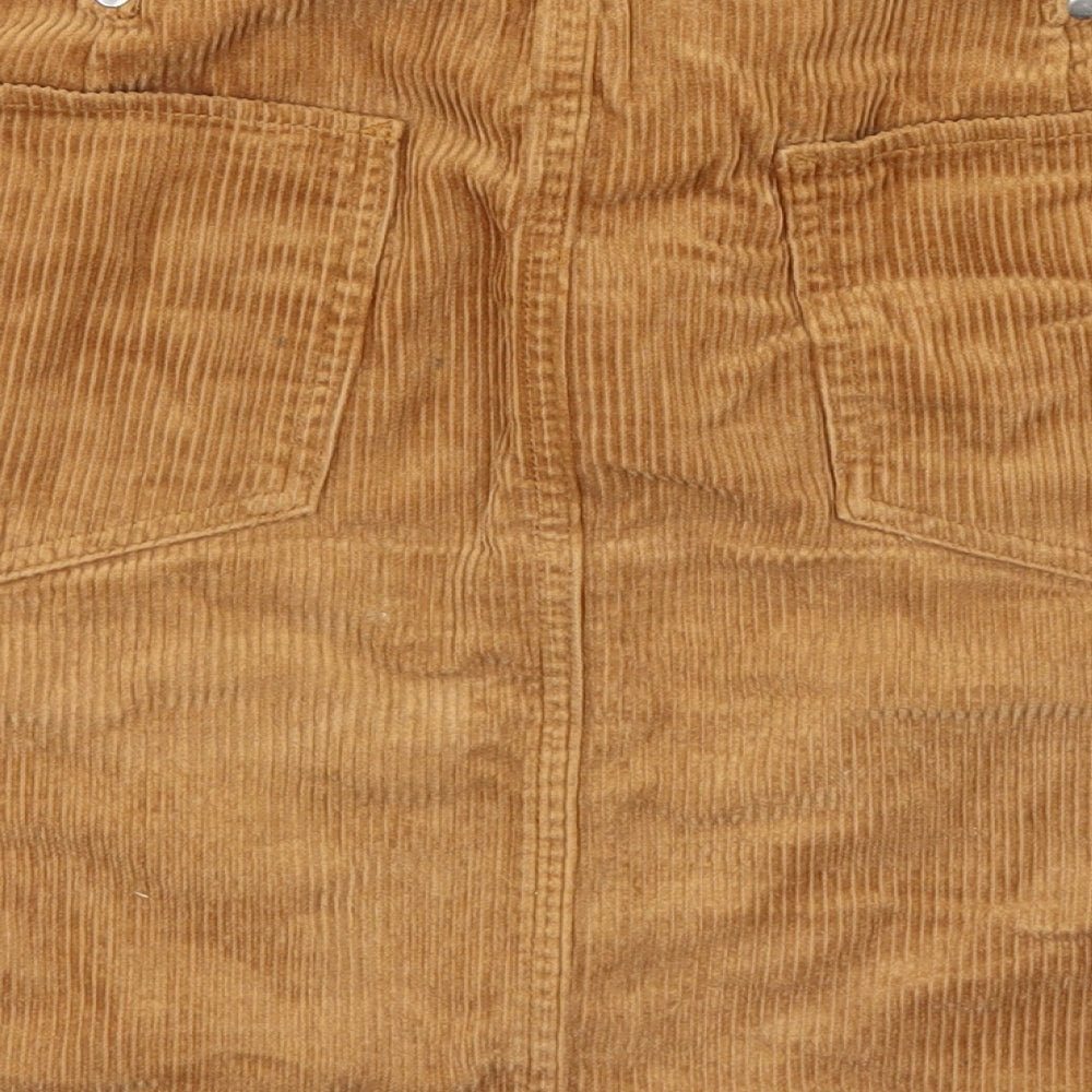 TU Womens Brown Striped  Skort Skirt Size 16