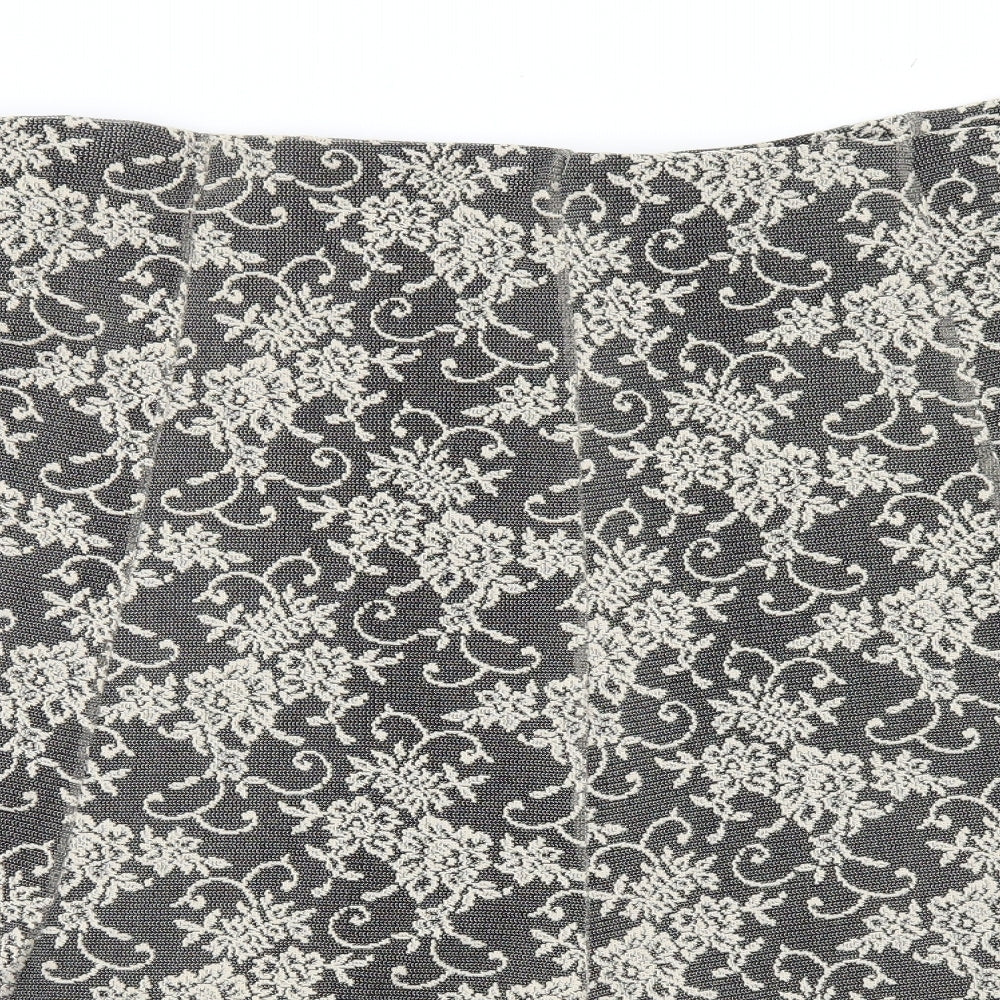 BM Womens Gold Floral  A-Line Skirt Size 24