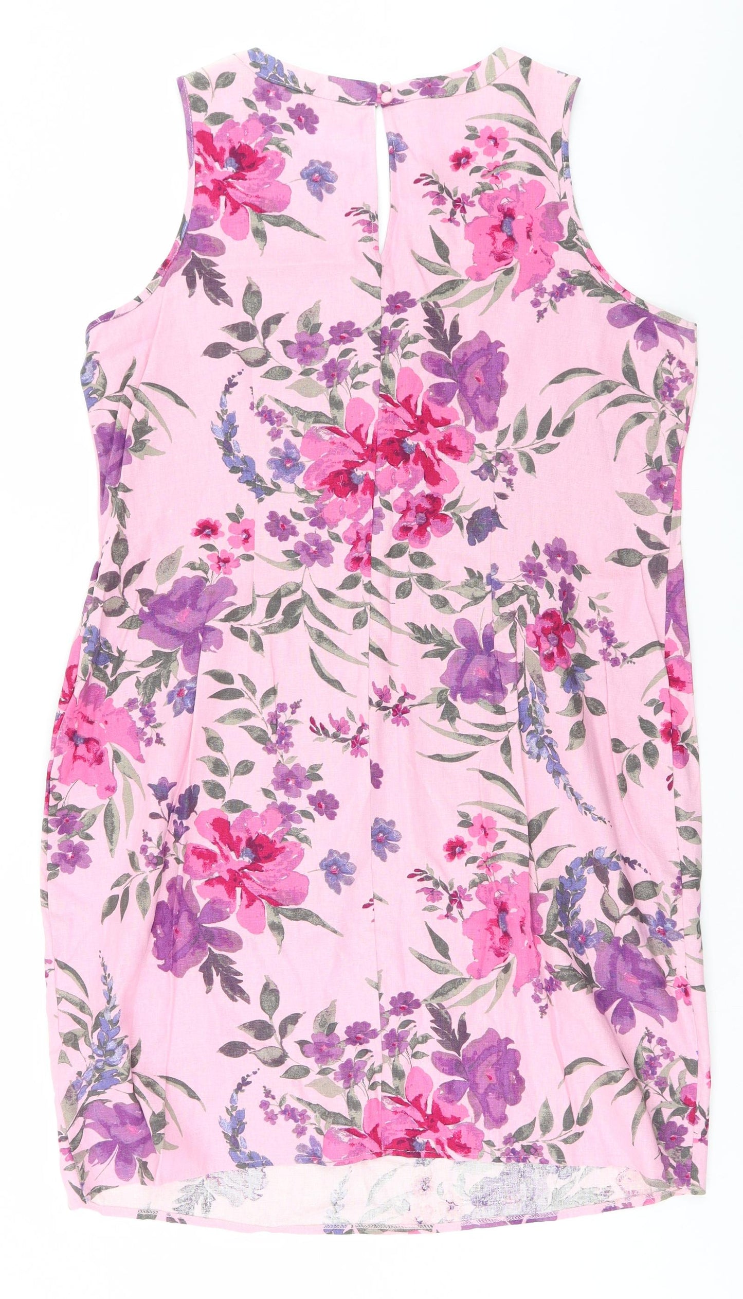 George Womens Pink Floral  A-Line  Size 18