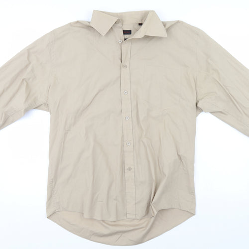 Matalan Mens Beige    Button-Up Size 16