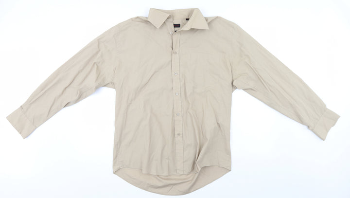 Matalan Mens Beige    Button-Up Size 16