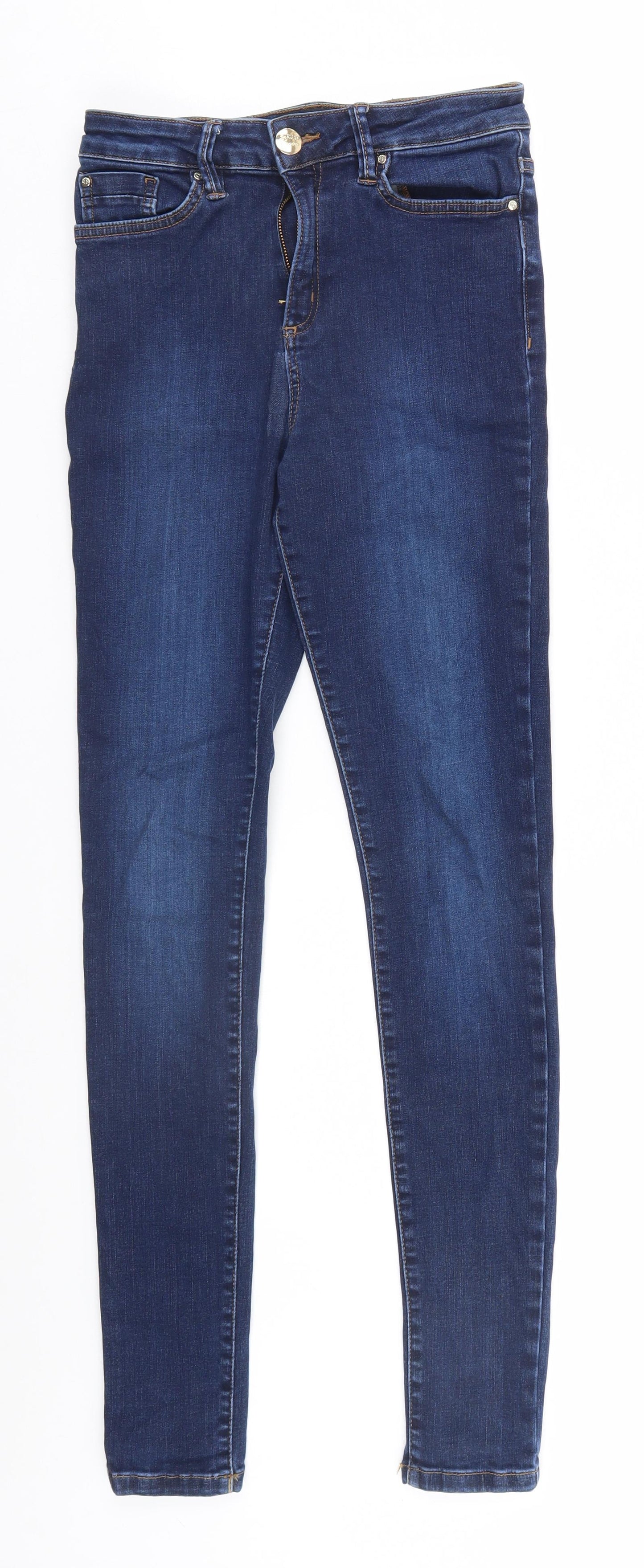 F&F Womens Blue   Skinny Jeans Size 10 L30 in