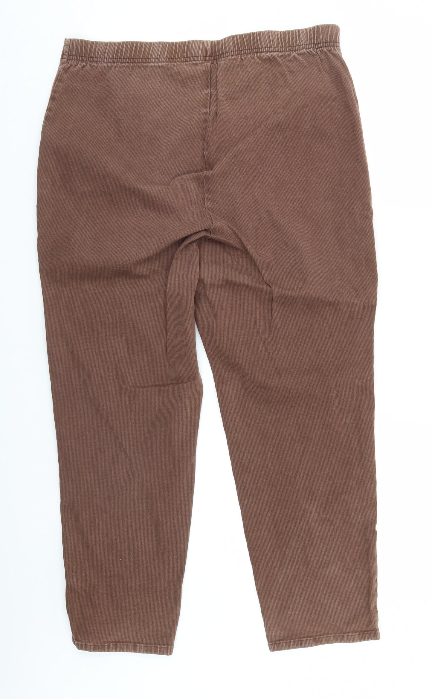 Preworn Womens Beige   Trousers  Size 18 L26 in