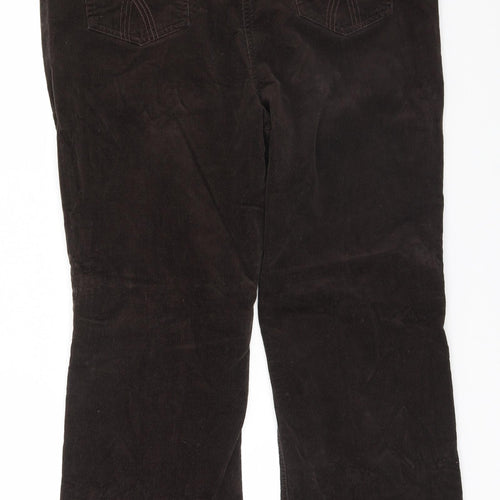 EWM Womens Brown   Trousers  Size 18 L28 in