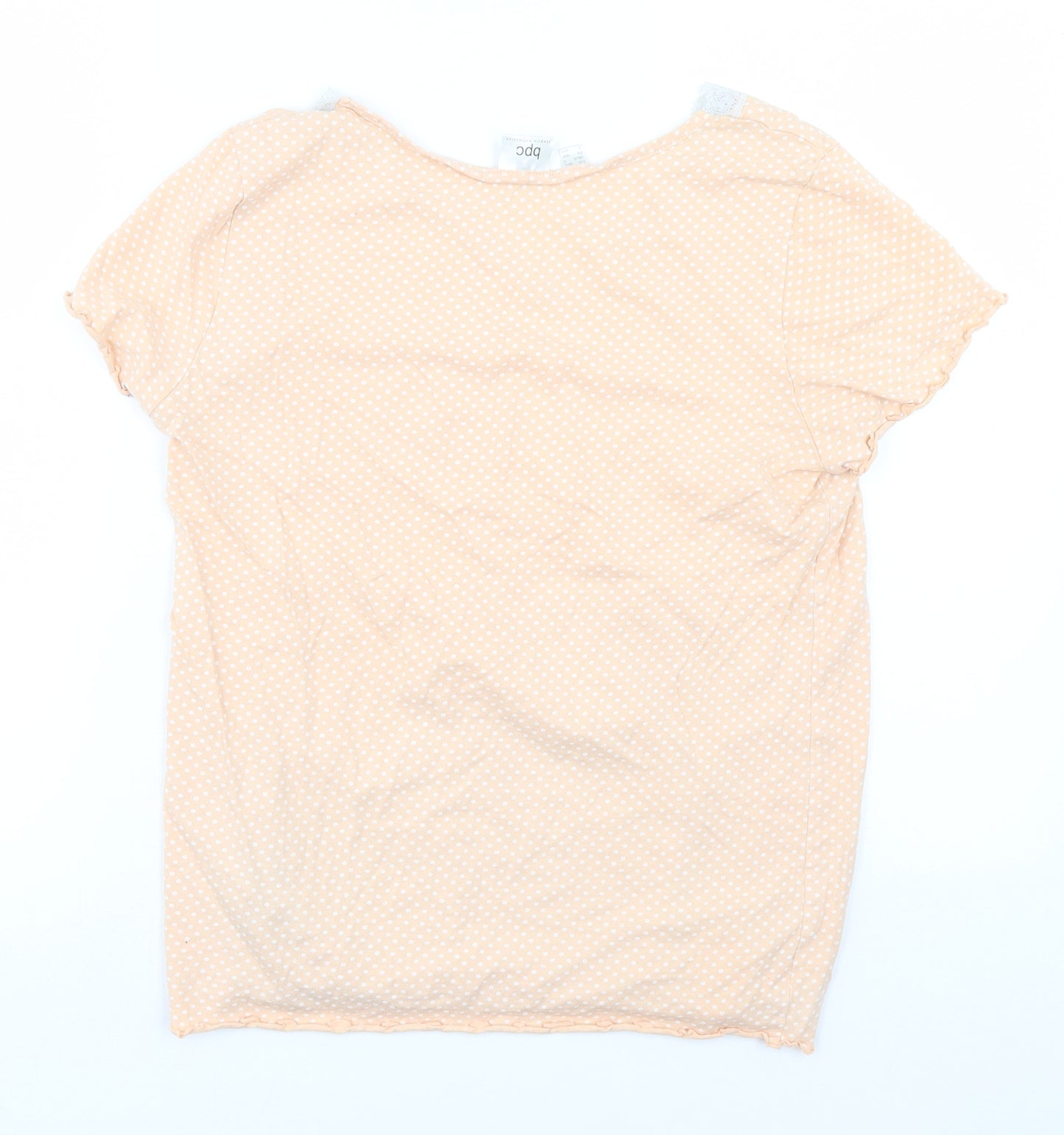 BDC Womens Beige Polka Dot  Top Pyjama Top Size S