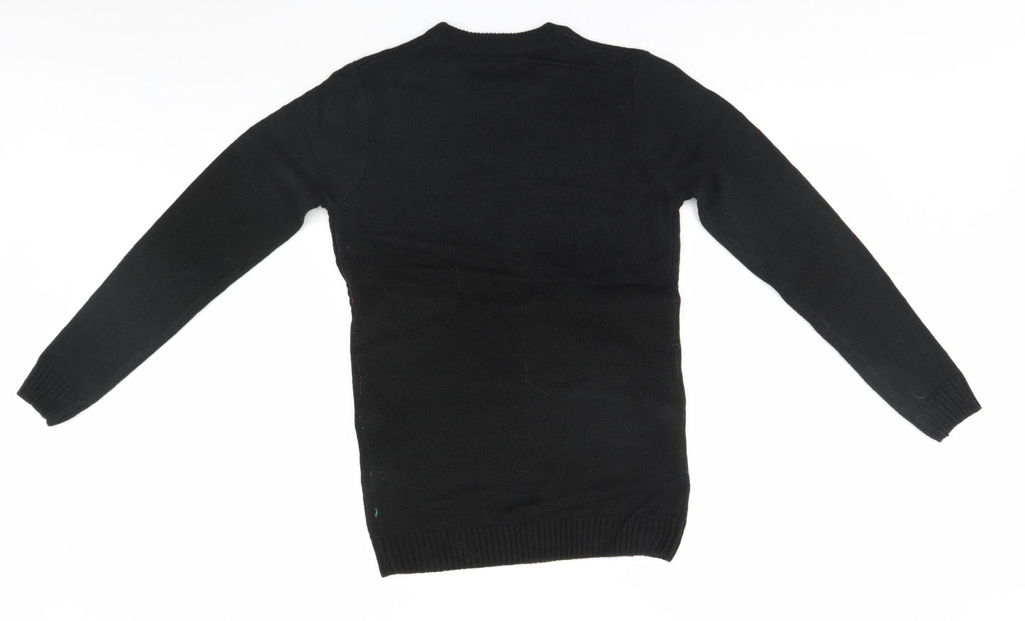 Christmas Workshop Mens Black   Pullover Jumper Size L  - Christmas, XMas Elfie