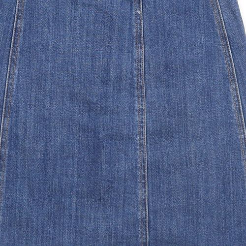 H&M Womens Blue   Straight & Pencil Skirt Size 4